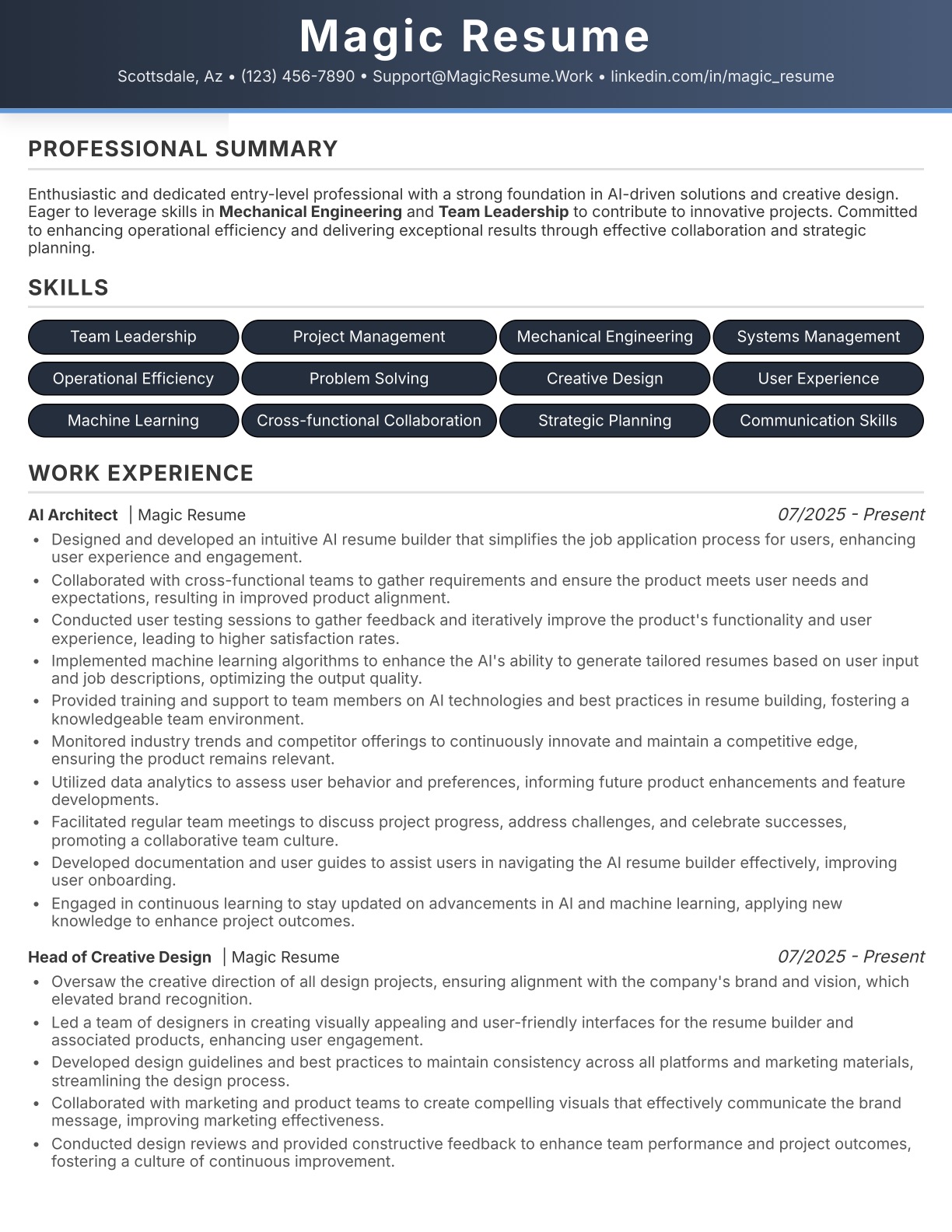 Resume Template