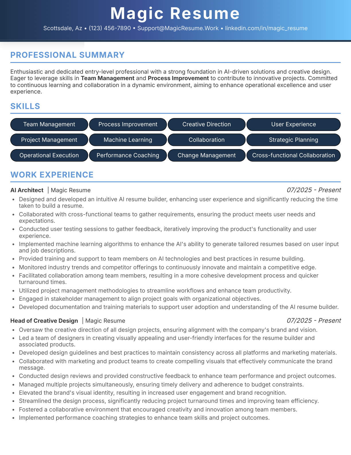 Resume Template